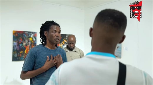 WATCH: Veteran artist Wilson Ngoni speaks on his ongoing “I” solo exhibition at the National Art Gallery in Gaborone, which drew a strong crowd of at least 500 guests for the official opening this week. The exhibition which will run till the 19th of March features a collection of 43 new and unseen works reflecting Ngoni’s 37-year artistic journey, exploring themes of identity, humanity, culture and love. | The Voice Newspaper Botswana