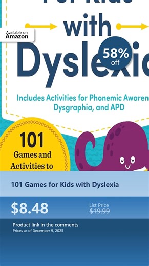 101 Games for Kids with Dyslexia