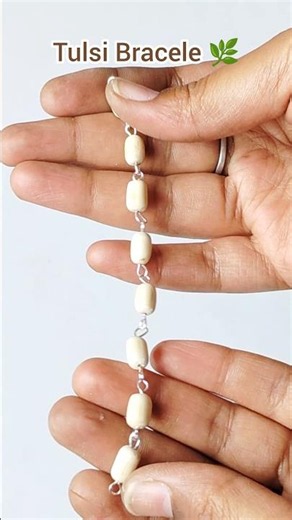 🌿 DIY Tulsi Bracelet ✨ So Beautiful & Easy to Make! #shortsdiy
