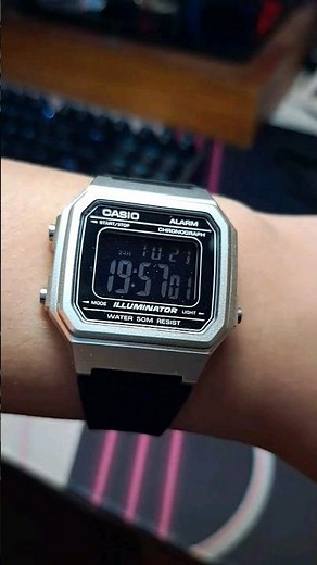 Casio W217H is. . . #digital #casio #review