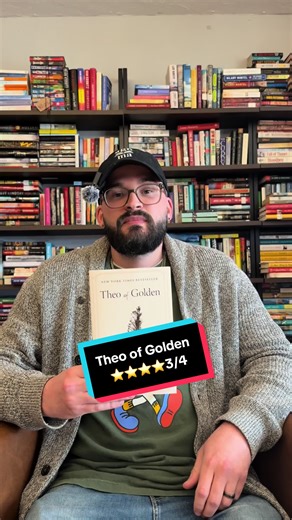 Theo of Golden was such an enjoyable, lovely book #BookTok #bookrec #bookreviewer #allenlevi #theoofgolden @Atria Books @Simon & Schuster