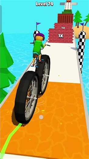 🥰BIG BIKE RUNNER LEVEL 74 #trending #gaming #shorts #viral