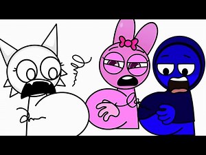 Pinki, Wenda, and Jevin Inflation Pregnant and give birth to cute babies