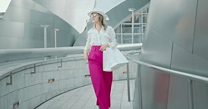 Slow Motion Fashion Model Pretty Smiling Stock Footage Video (100% Royalty-free) 1060137080 | Shutterstock