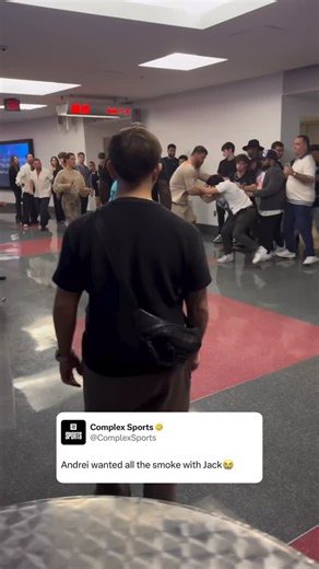 Complex Sports on Instagram: "Andrei Arlovski gets in a fight backstage with Jack Doherty’s crew at Anthony Joshua vs Jake Paul fight 😳 (🎥: @violentnoise)"