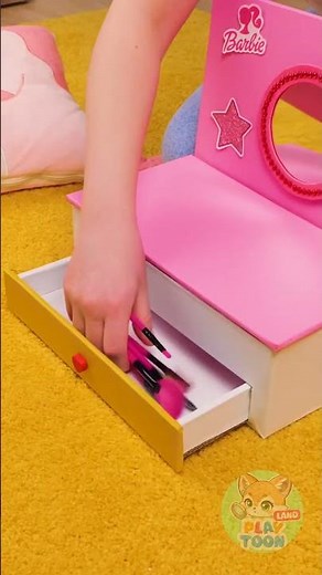 💄 Pretty Barbie Box! 💕 DIY Pink Makeup Case! ✨