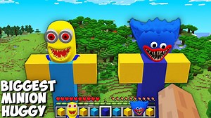 Yes! What if you SPAWN BIGGEST MINION AND HUGGY WUGGY OF 1000 BLOCKS in Minecraft ? BIGGEST MINION ! 🌈 Poppy Playtime Write comments Subscribe 🎉 guys to the channel and like the video This channel contains the best compilations of minecraft videos by Scooby Craft | Craftee