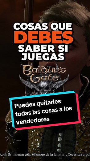 Consejos para obtener objetos de vendedores en Baldur's Gate 3