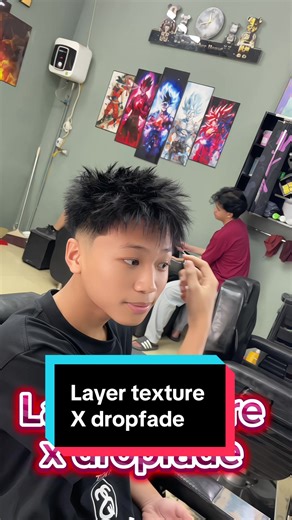 Layer Texture and Drop Fade Hairstyle Tips