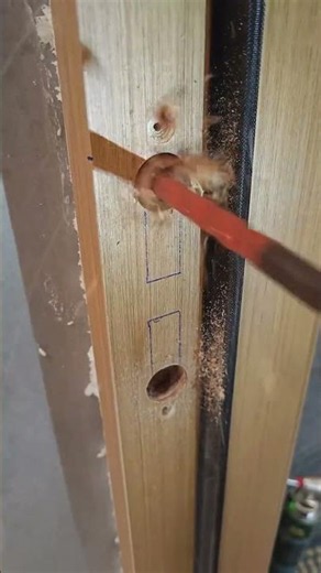 Nose lock installation #Door installation #Interior design #Renovation tips
