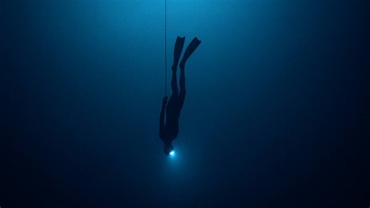 Russian freediver plunges 413 feet on a single breath to break world record