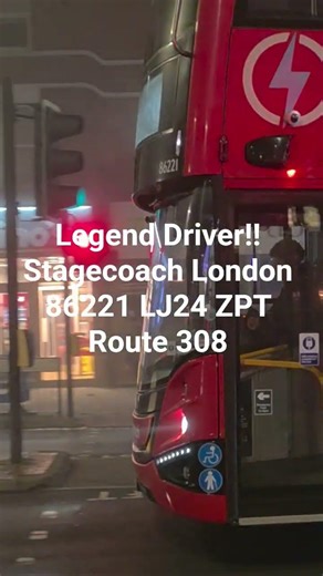 Legend Driver!! Stagecoach London 86221 LJ24 ZPT Route 308 #busspotting #busvlogs #fortheloveofbuses