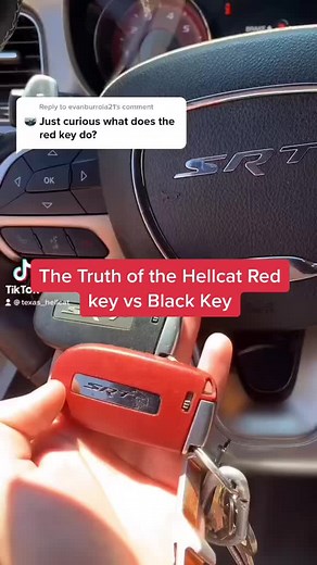 #repost for my most asked question! The Hellcat is still down and I’m almost done with work obligations I’ll be back soon 🤘🏽 #carsoftiktok #redkey