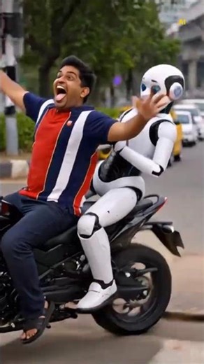 😂Touching the robot gives me a shock⚡