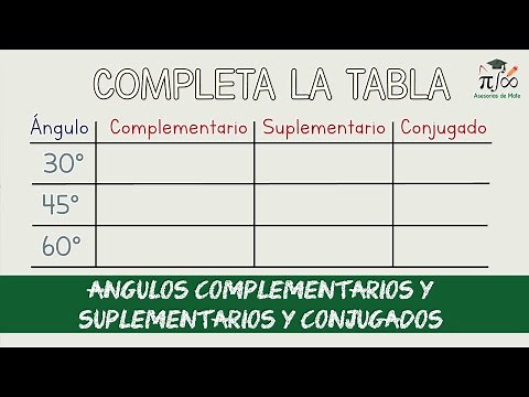 Ángulos complementarios y suplementarios | SECUNDARIA Y PREPARATORIA | PARTE 1