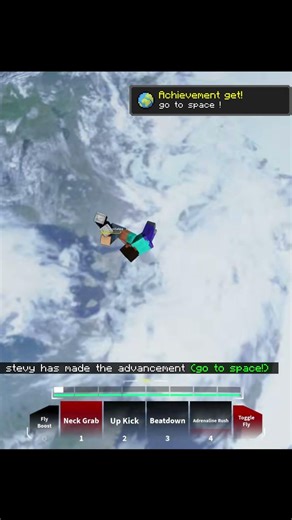 steve go to space in roblox
