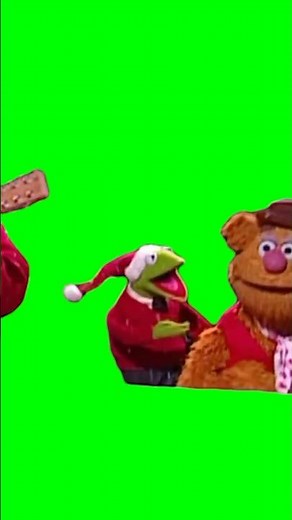 Green Screen Christmas Kermit Dance Meme | The Muppets Meme