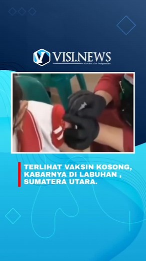 #tiktokberita #visinews sc:nasionalis_cyber | Terlihat Vaksin Kosong, kabarnya di Labuhan , Sumatera Utara.