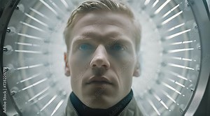 a man with a strange look on his face