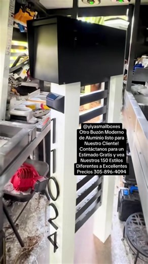 *** Yiyas Mailboxes 📞305-896-4094 @yiyasmailboxes Modern Mailboxes Buzones Modernos de Aluminio Not only do we have excellent prices and quality materials but our detailed craftsmanship sets us apart from others. Our modern mailboxes are made of 100% Aluminum. We have over 150 different designs! to choose from. No obligation free estimates 📲305-896-4094 No es solo nuestros excelentes precios y calidad de materiales, Es tambien con la Perfección con la que hacemos nuestros Buzones Modernos 100%