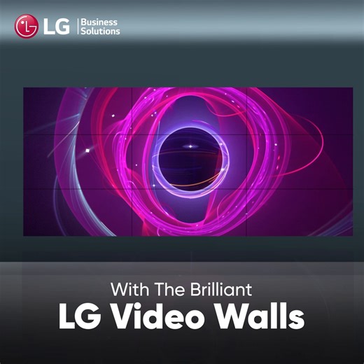 The #LGVideoWalls guarantees an immersive sensory viewing experience for its viewers. Its 0.44mm Even Bezel Display ensures minimum distortions, thus producing content in its original form. Know more at https://bit.ly/3ImgTBh #LGBusinessSolutions #VideoWall #InformationDisplay #ImmersiveDisplay #BestDisplayExperience | LG Global