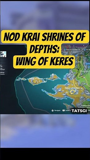 Nod Krai Version 6.3 Shrines of Depths Location! Pin on your map now📍 #genshinimpact #genshinguide