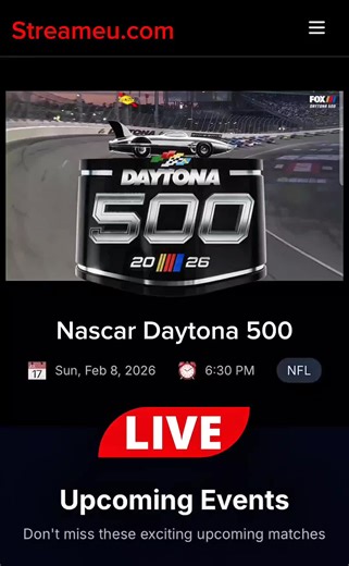 NASCAR Cup Series Daytona 500 Live Stream Online Today, Tonight Daytona 500 Race Live NASCAR Cup Series Season Opener Live The great American Race #Daytona500 #NASCAR #NASCARCupSeries #StockCarRacing #Motorsports #RacingLive .