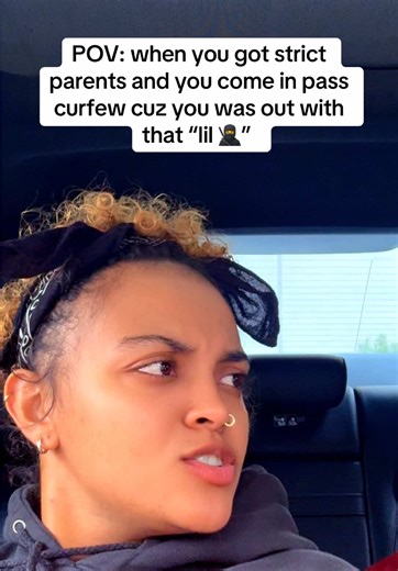 My parents didn’t play that “staying out pass curfew” 😂 #myfault #justalittlebad