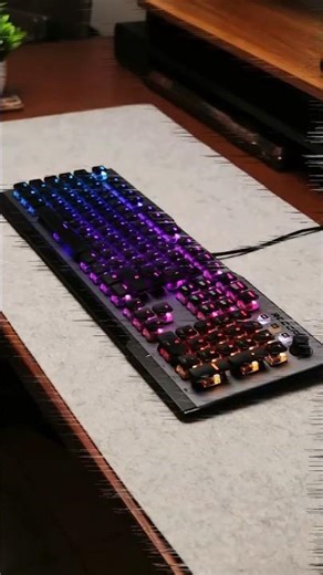 Why Gamers Swear by This Roccat Keyboard... #gaming #desksetup #keyboard