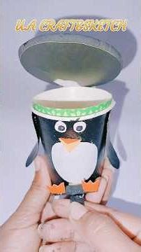 5-Minute Penguin Craft That Actually Looks Cute #satisfying #diy