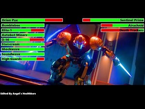 Transformers One (2024) Final Battle with healthbars (1/3)
