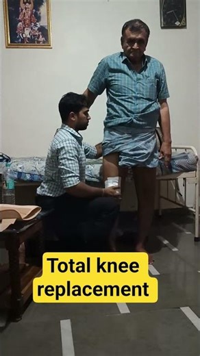 Total knee replacement #physiotherapist #motivation #physiohub #exercise #kneereplacement