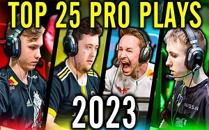 【CSGO\u002FCS2】2023年职业操作Top25！(年度最佳高光集锦)