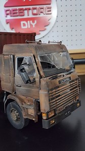 Restoration Scania 143h Container #scania #trucks #diecast | Restore DIY