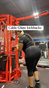 2.7K views · 34 reactions | Cable kickbacks for glutes #fyp #gym #workout #fitness #glutegrowth #reels #gains #thickfit | Star S Phlame | Facebook