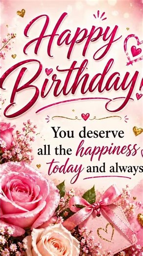 Beautiful Happy Birthday Message 🥰🎉🎂