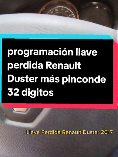 Programación de llave perdida para Renault Duster