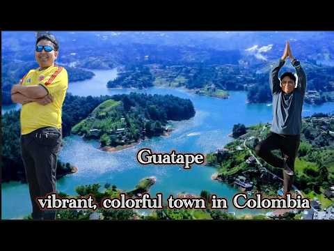 Guatape. vibrant, colorful town in Colombia part -1