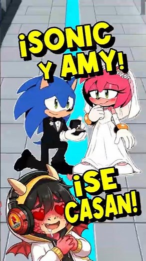❤️SONIC AND AMY GET MARRIED!❤️ SONIC LOVE #sonic #sonamy #animation #ad #sonicthehedgehog #viral