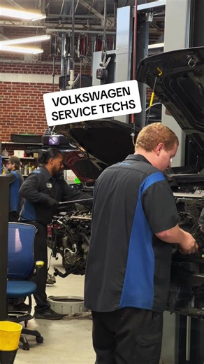 Take a peak behind the scenes with our skilled technicians hard at work! #HanoverVolkswagen