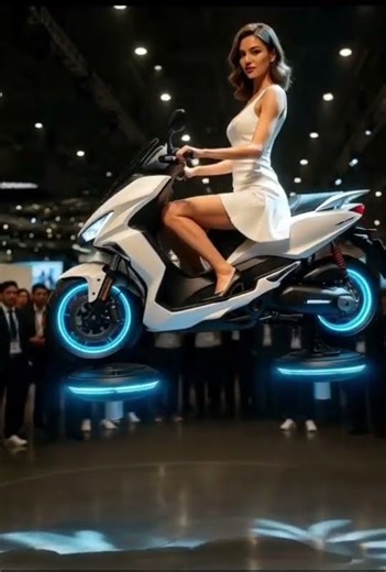 Next-Gen Flying Moto Revealed at Tech Expo! 🚀🔥 | Stunning Demo #futuretech #aigadgets #airobots