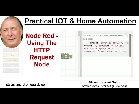 Node Red -Using The HTTP Request Node