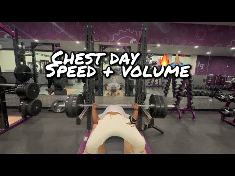 Speed & Volume Chest Day | 405 lb Bench Journey (Lockout + Triceps Focus)