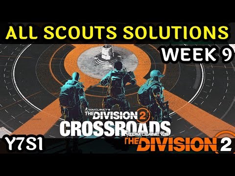 Week 9 Scouts Solutions in The Division 2 (Manhunt, Crossroads)