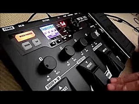 Nux MFX10 multi effects pedal: Demo (extensive), review, tutorial