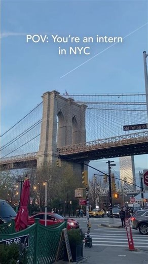 POV: you're an intern in NYC✨