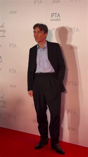 Cillian Murphy Shines on the Red Carpet at the 2026 IFTA Awards