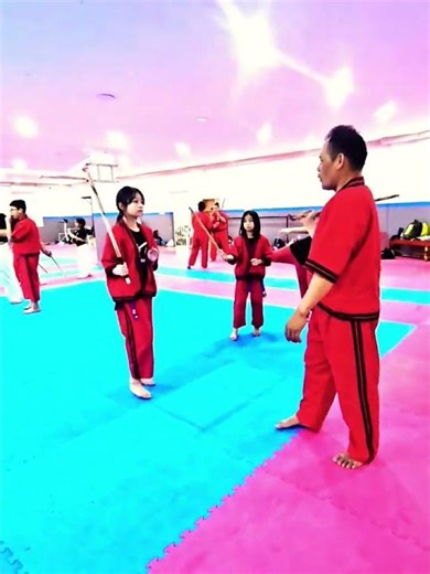 young kid mastering the basic arnis classical drill