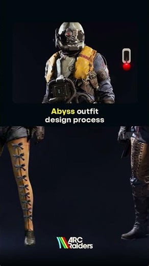 Abyss outfit is cooked in ARC Raiders 💅 #shorts #arcraiders