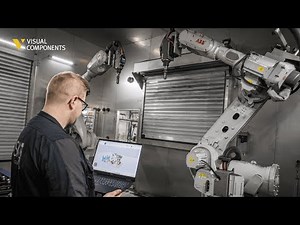 MSK Finland halved multi-robot cell programming time across processes with Visual Components OLP